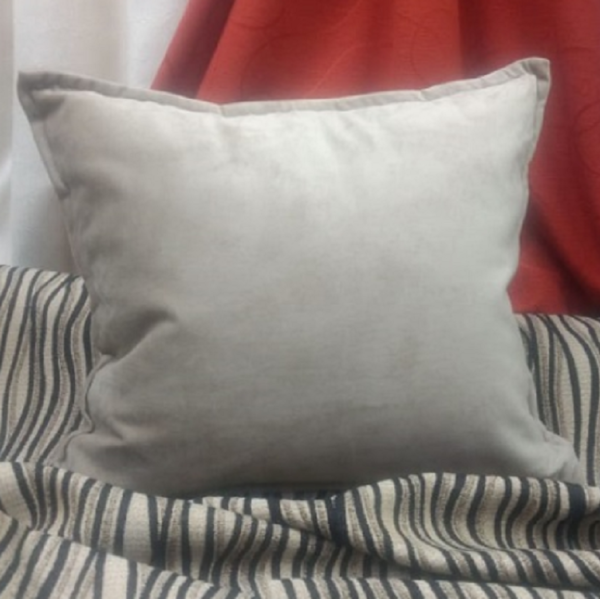 Cojín - tapiz color gris