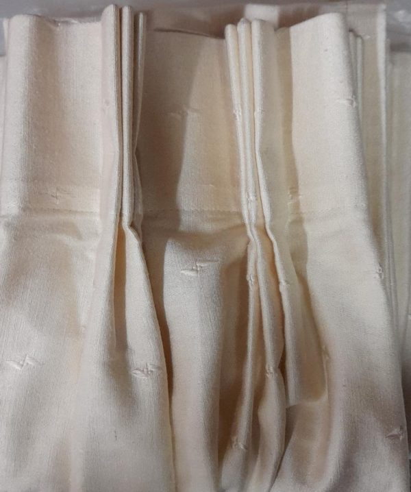 Cortina Lista Raso rombos beige - Imagen 2