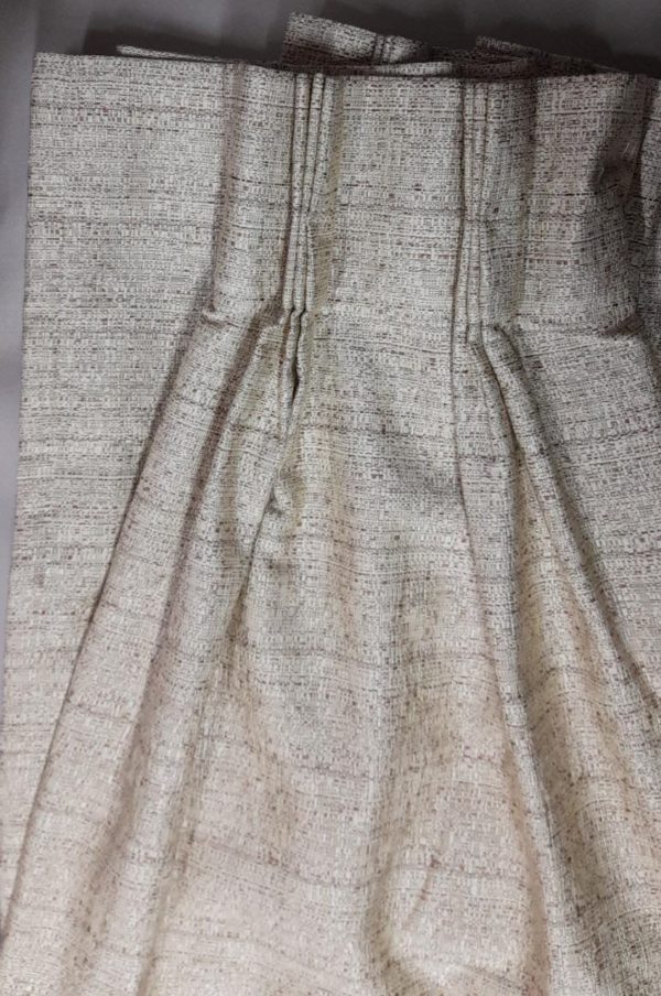 Cortina Lista Shantung beige 115cm